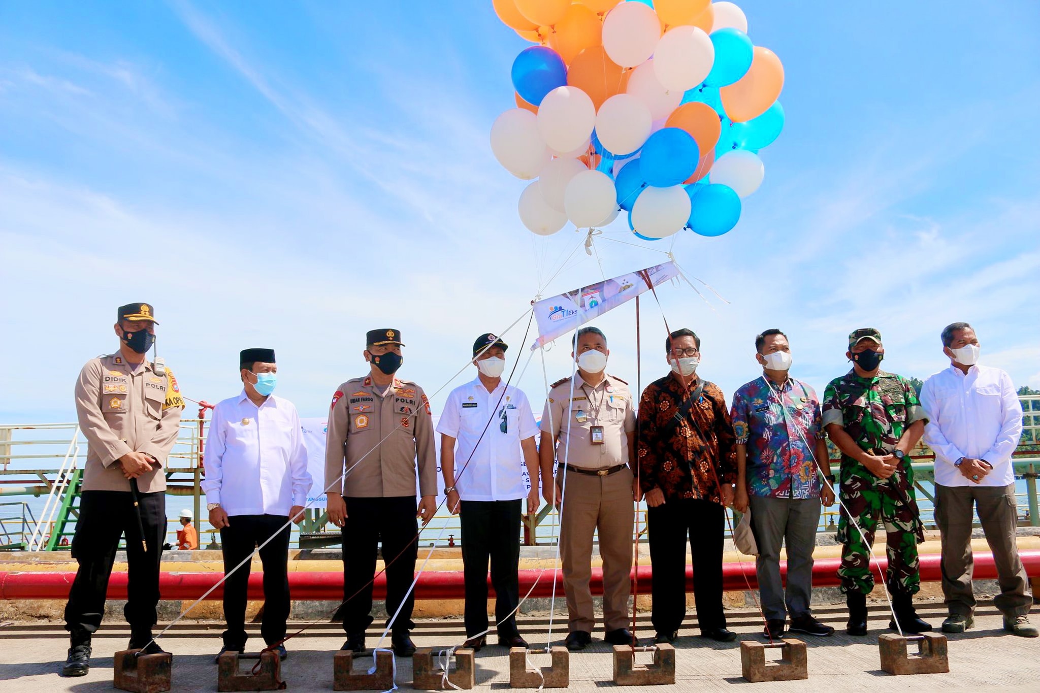 Yaumil Bersama Wakapolda Hadiri Gebyar Ekspor Komoditas Pertanian di Pasangkayu